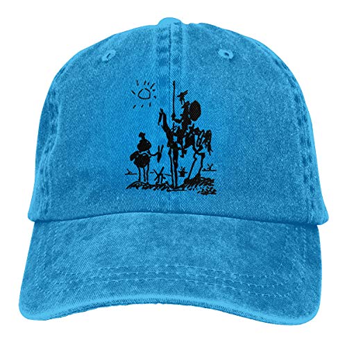 Fun Doge Denim Cap Picasso Don Quixote Baseball Dad Cap Adjustable Classic Sports For Men Women Hat, Blue, One Size #TOP28