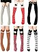 Gellwhu Girl Cartoon Animal Cat Bear Fox Cotton Over Calf Knee High Socks (6 Colors)