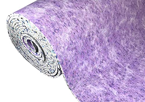 Carpet Underlay - 12mm Thick - PU Foam - (1.37m x 11m = 15m² Roll) - Luxury Soft Cushion Feeling Underlayment For All Carpets by FloorPro