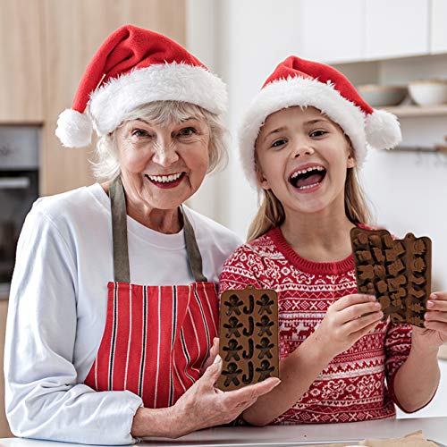 image for KITCHENATICS Christmas Silicone Chocolate and Candy Molds – Small Ba