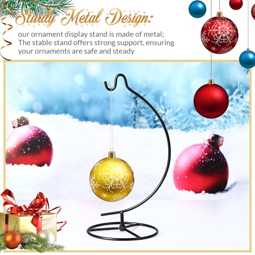 image for Baderke Ornament Display Stand, Ornament Hanger Holder Glass Ball Air 