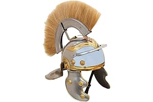AnNafi® Roman Centurion Helmet | Premium Quality Medieval Spartan Costume Warrior Helmet
