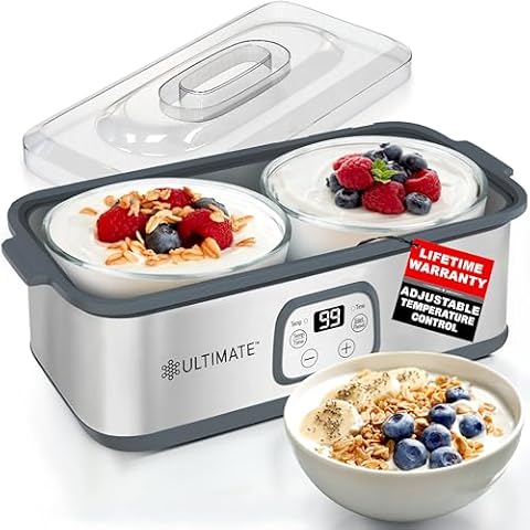 Ultimate Probiotic Yogurt Maker with Adjustable Controls Cover