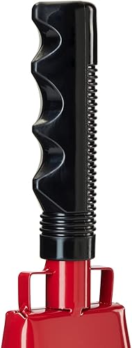 Miniatura 15 de Paquete de 2 cencerros de 9 pulgadas para eventos deportivos, fabricantes de ruido de percusión con asa para juegos de fútbol, estadios (blanco)