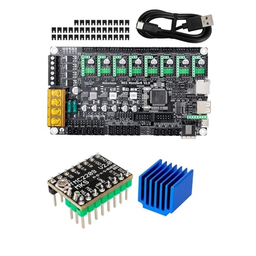 Makerbase MKS Monster8 �}�U�[�{�[�h 32 �r�b�g �R���g���[�� �{�[�h DIY 3D �v�����^�[ �p�[�c MINI12864 V3 �X�N���[�� ���C���{�[�h TMC2209 �h���C�u Voron �ƌ݊�������(Monster8 V2