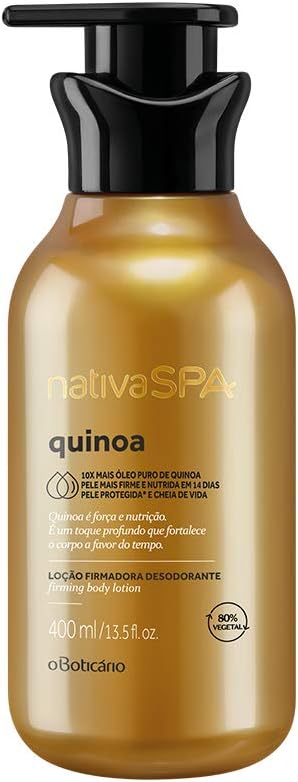 Boticario - Linha Nativa Spa (Quinoa) - Locao Hidratante Corporal 400 Ml - (Boticario - Nativa Spa (Quinoa) Collection - Body Moisturizing Lotion 13.5 Fl Oz)