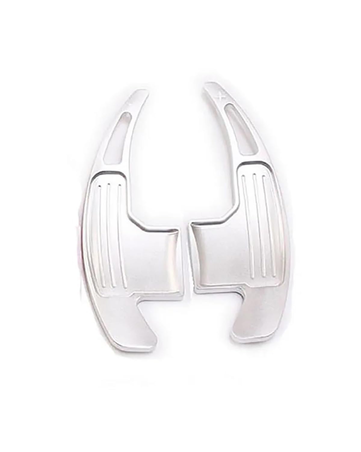 Hhyxxx Silver For Mustang 2015-2019 Steering Wheel Gear Shifters Paddle Extension