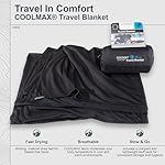 COCOON - Premium - Coolmax - Travel Blanket - Black - Image 5