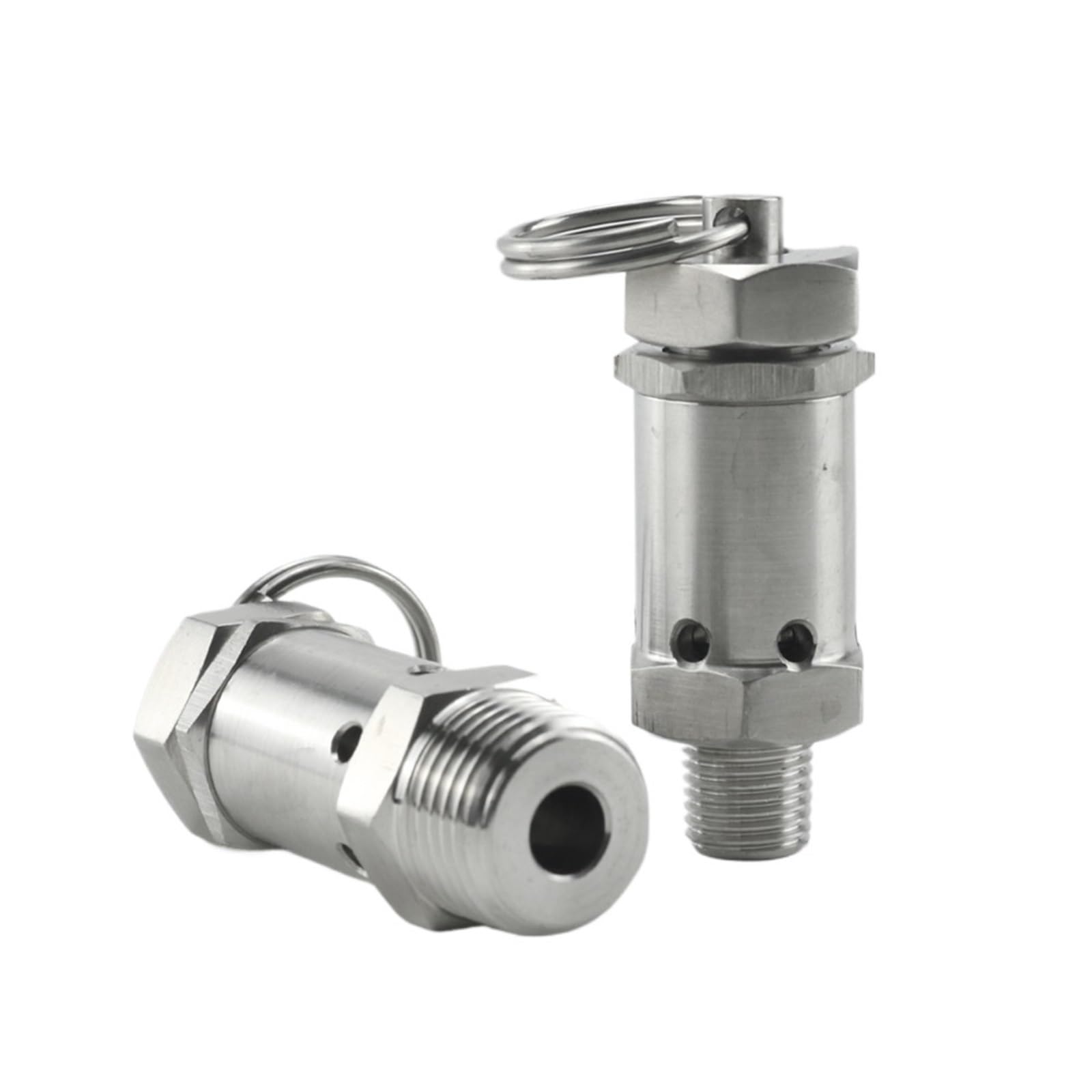 Soupape de sécurité 1/4 pouce en inox 304 calibrée à 5 bar pour circuit d'eau