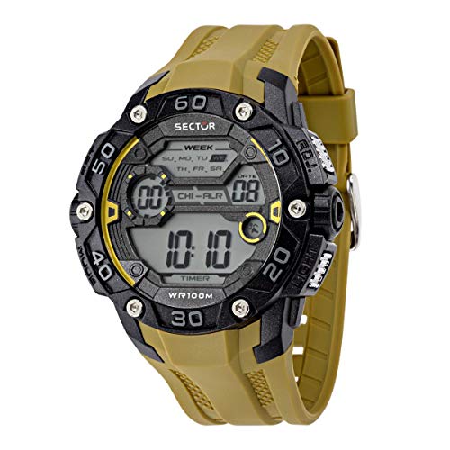 Preisvergleich Produktbild Sector Herren Analog Quarz Uhr mit Verschiedene Materialien Armband R3251481003