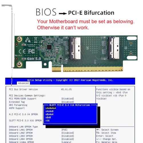 Adaptador Raid Virtual Cablecc soluciona cuellos de botella conectando VROC Mini Cool Edge a PCIe 5.0 5
