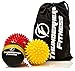 Massage Balls for Trigger Point Therapy, Myofascial Release, Plantar Fasciitis Relief, Muscle Pain, Deep Tissue Neck, Back & Foot Massager - Pressure Points – (2) Spiky Balls & (1) Lacrosse Ball