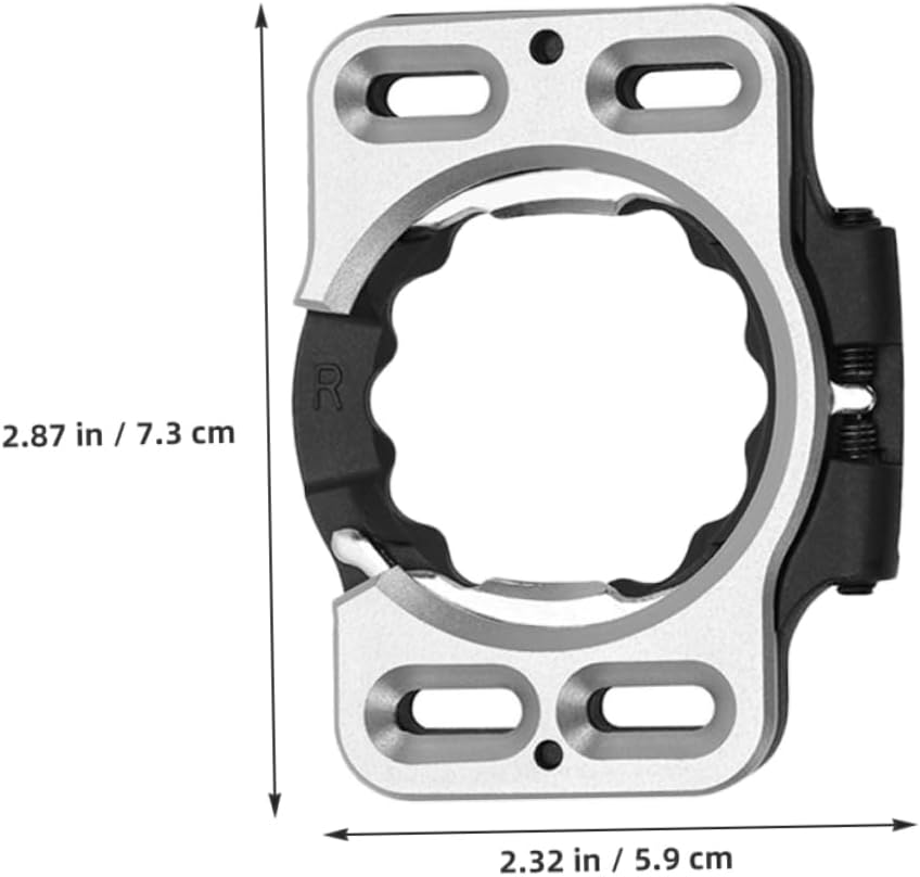 2pcs Pedals Cleats Locking Cycling Pedal Clips for Road Mountain Easy to Replace Optimized Power Transfer for Enhanced Performance