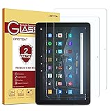 [2 Stück] OMOTON Schutzfolie für das neue Fire HD 10/HD 10 Plus (11.Generation 2021), Anti-Kratzer, Bläschenfrei, 9H Härte, HD-Klarheit