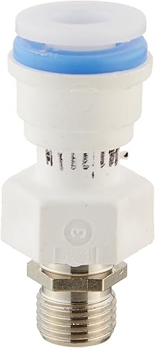 LG Electronics 4932JA3014A - Acoplador de línea de agua de conexión rápida de plástico de compresión de 1/4 pulgadas a 5/16 pulgadas para