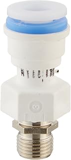 LG Electronics 4932JA3014A 1/4-Inch Compression to 5/16-Inch Refrigerator/Freezer Plastic Quick Connect Water Line Coupler