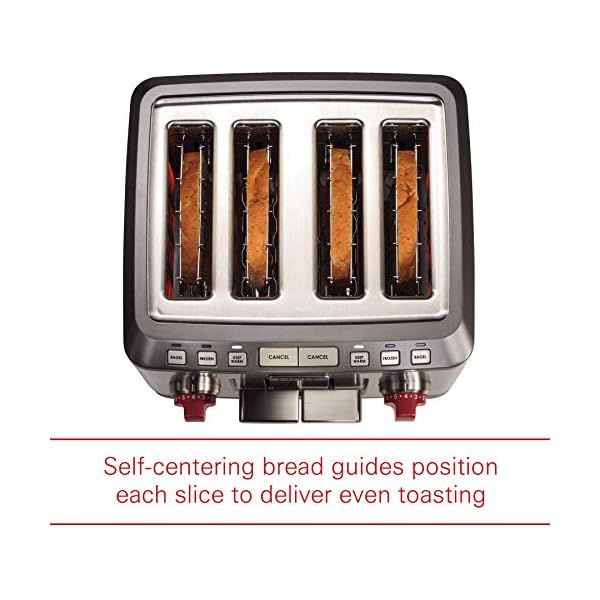 Wolf Gourmet 4Slice ExtraWide Slot Toaster with Shade Selector, Bagel