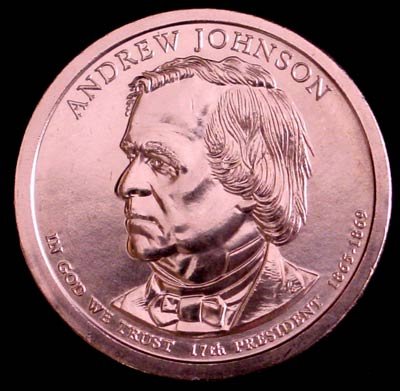 2011-P Andrew Johnson Presidential Dollar Gem BU