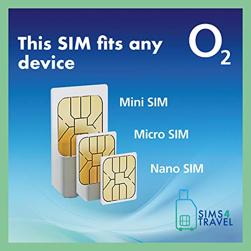 Sims4Travel Prepaid O2 Sim Card Preloaded With Unlimited Uk 4G/5G Data. (Valid For 30 Days). No Commitments, Credit Checks, Tie-Ins & No Personal Id. Simple To Renew. #TOP2