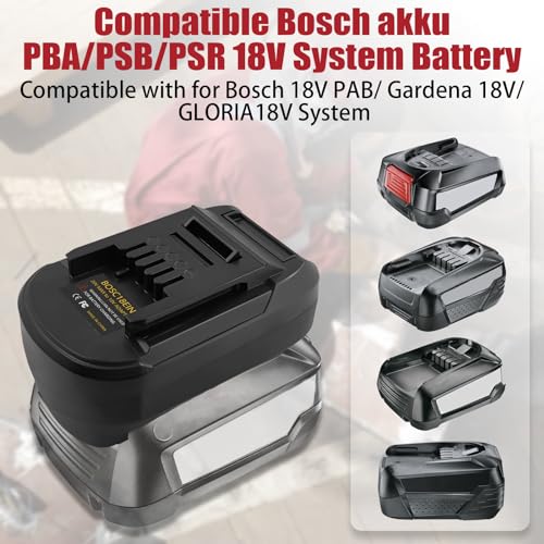URUN Adapter Converter for Bosch PBA 18 V Battery for Einhell Power Tool, BOSC18EIN Battery Adapter for Bosch Home and Garden Battery 18 V Converter to for Einhell Tool (Not GBA System Battery) - Image 4