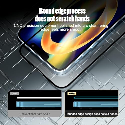 Image of Military Grade-Gorilla Tempered Glass Screen Protector-with 100% Fingerprint Sensor Working-Edge to Edge Full Screen Coverage-9H Hardness-With Easy Installation Kit-Black(Pack Of 1)-Compatible With Redmi Note 12 | Poco X5|Realme 10Redmi Note 12 | Poco X5 | Realme 10 Pro (6.67 Inch) Pro (6.67 Inch)