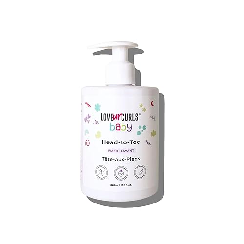 Love Ur Curls - LUCK Baby Head to Toe Wash, suave y sin desgarros, aprobado por pediatra, gel de baño y champú suave sin fragancia ultra suave, todo