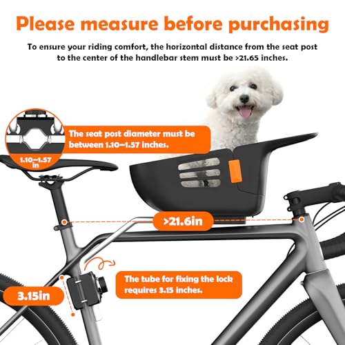 DAISTERN Dog Bike Seat Carrier