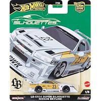 Hot Wheels JBK59 Car Culture Silhouette LB-ER34 Super Silhouette Nissan Skyline Vehicle Toy Mini Car 3 Years Old and Up White