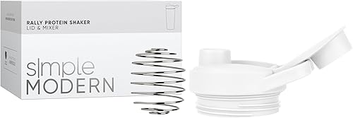 Simple Modern Tapa abatible para botella Shaker Tapa de repuesto reutilizable solo se adapta a Simple Modern, SM Plástico sin BPA Mezclas de