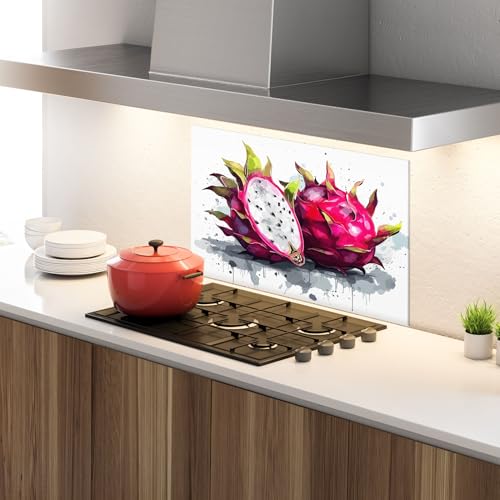 Crédence de cuisine Pink Pitaya ARTHUB® pour un espace coloré - 5