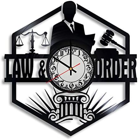 Lepri4ok Lawyer Vinyl Wall Clock, Gavel Christmas Ornaments, Law Enforcement Christmas Decor, Law School Xmas Gift, Attorney, Justice Judge