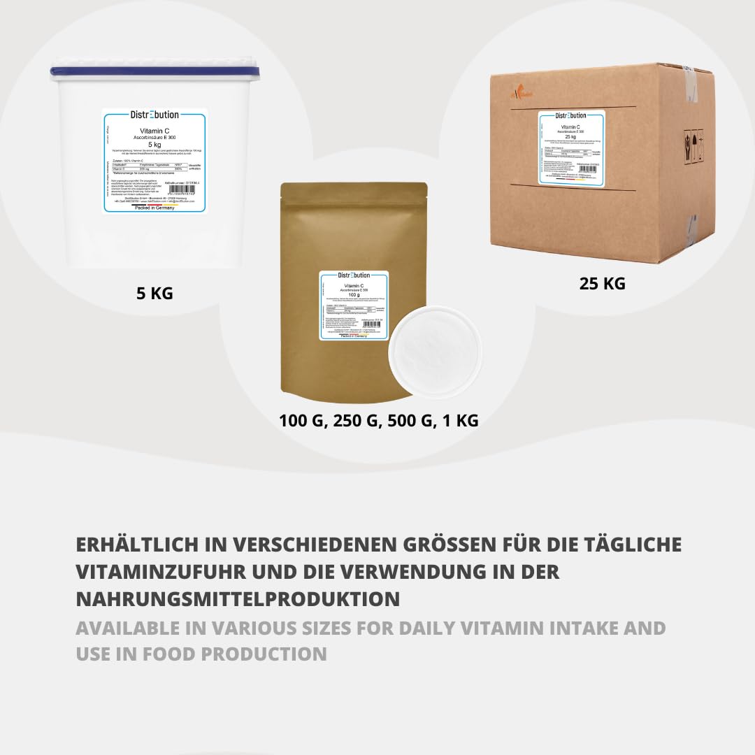 Vitamin C Pulver 25kg reine Ascorbinsäure in Lebensmittelqualität E 300