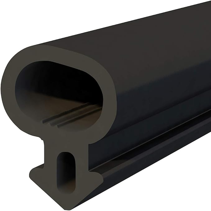 DQ-PP S-232 Panorama raamafdichting, zwarter rubberen afdichtingstape, kunststof afdichtingen, aluminium profielafdichting, voor pvc ramen en deuren, 100 m