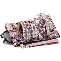 Face Shadow Funda de Gafas de Sol suave para 2 Gafas de Sol,