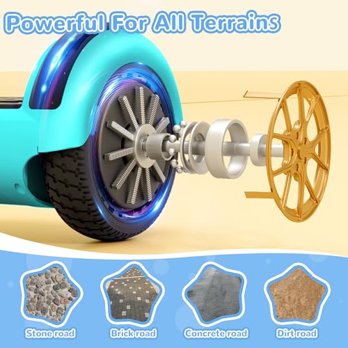 Image of SISIGAD Scooter, 6.5 inch Flash Wheels & Corlorful LED Lights, All for Girls Boys Kids Ages 6+