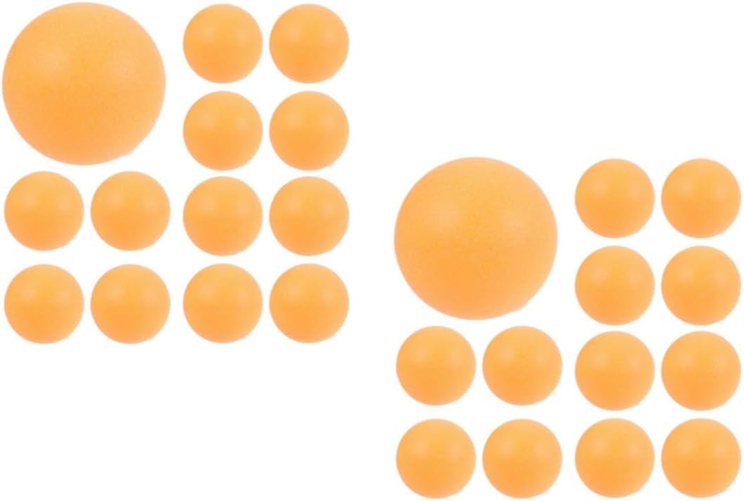 Table Tennis Balls Durable Punched Balls for Indoor Training Silicone Plugs for Beginners and Fun DIY