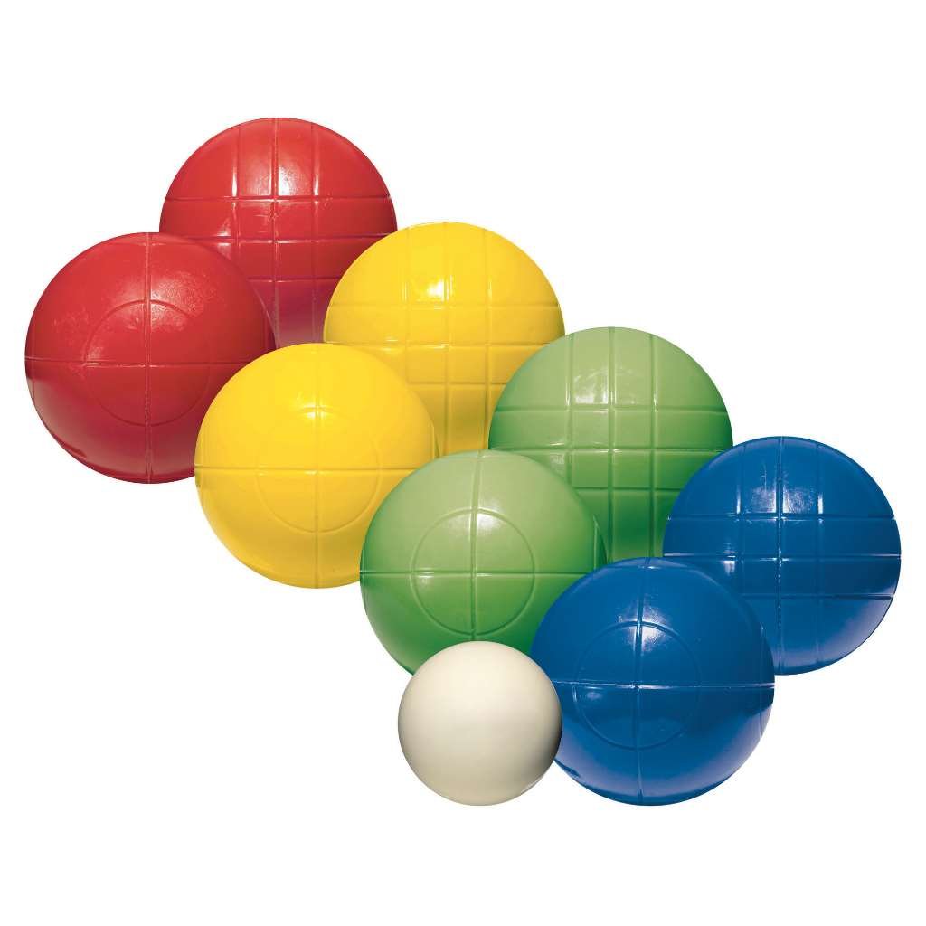 Franklin Sports Bocce Sets - Backyard + Beach Bocce Ball Sets - (8) Outdoor Balls + (1) Pallino - Adult + Family Bocce Sets