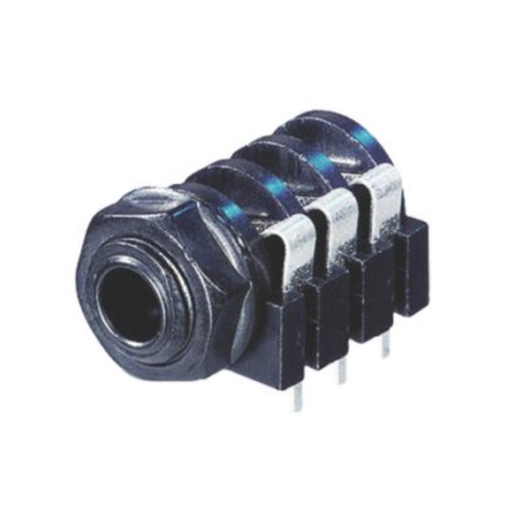 Presa jack 6,3 mm da pannello, stereo (T-636) - Monacor