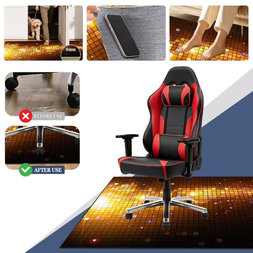 Tapis de sol salle de jeu antidérapant pour chaise