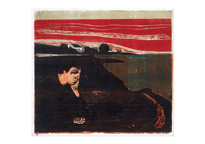 Affiche Edvard Munch Evening Melancholy petit format sans cadre