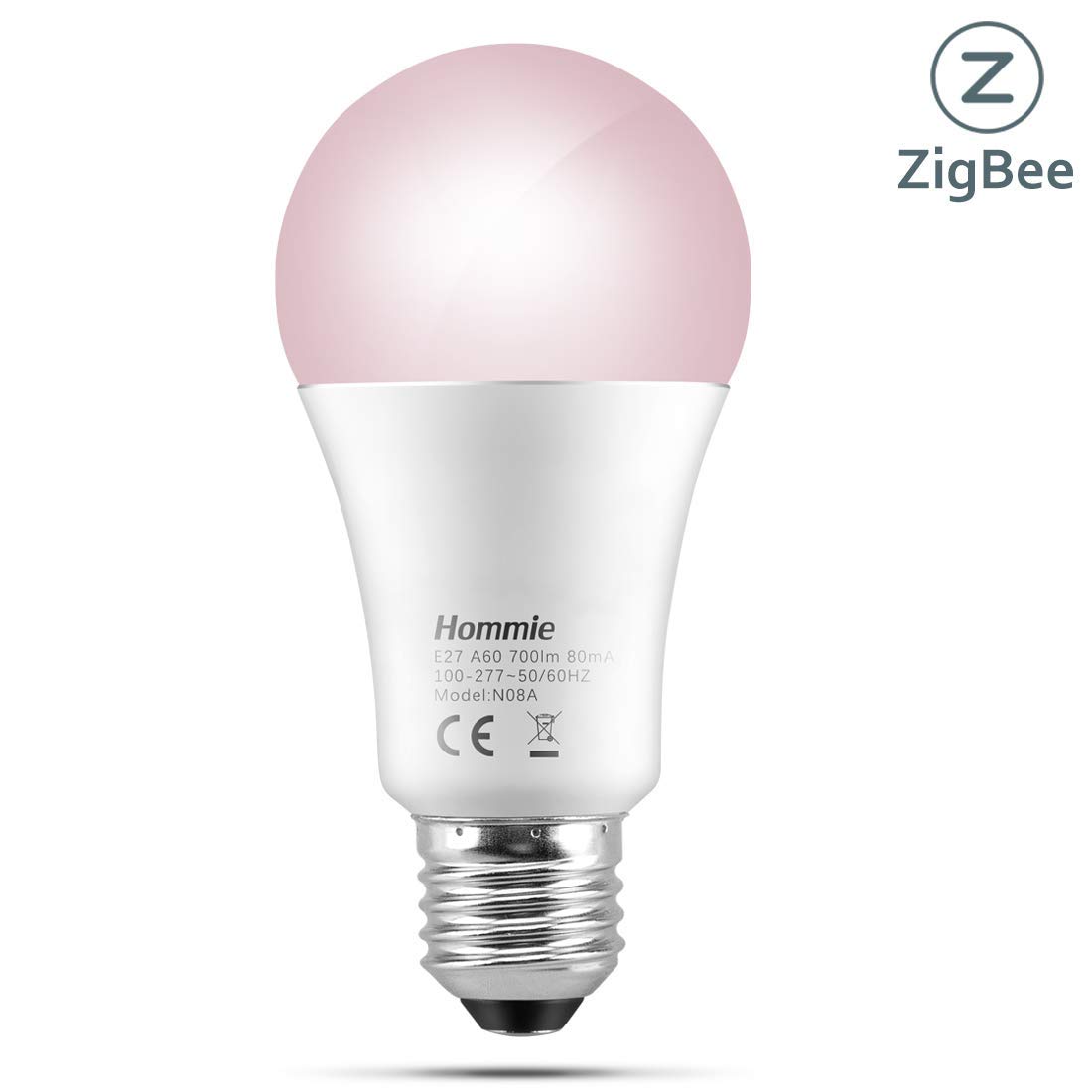Hommie Hommie Smart Light Bulb WiFi LED Lamp, Multicolor E27 LED Wireless Dimmer Kit with Zigbee 3.0 Technology, APP and Voice Control, Compatible with Amazon Echo Plus and Philips Hue [Energy Class A +]