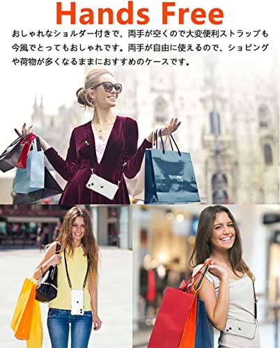 Zhiyiwu Compatible With Iphone 14 Case Clear Crystal Transparent Cell Phone Shockproof Adjustable Removable Crossbody Shoulder Nylon Strapultra Slim Thin Flexible Soft Tpu Mobile Phone Cover Shock #TOP6