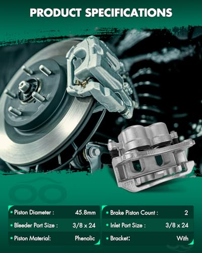 Image of SCITOO - Front Right Disc Brake Caliper Assembly w /Bracket For Ford,For Mazda,For Mercury Models - For B2300,For B3000,For B4000,For Explorer,For Explorer Sport,For Mountaineer,For Ranger 18B4758