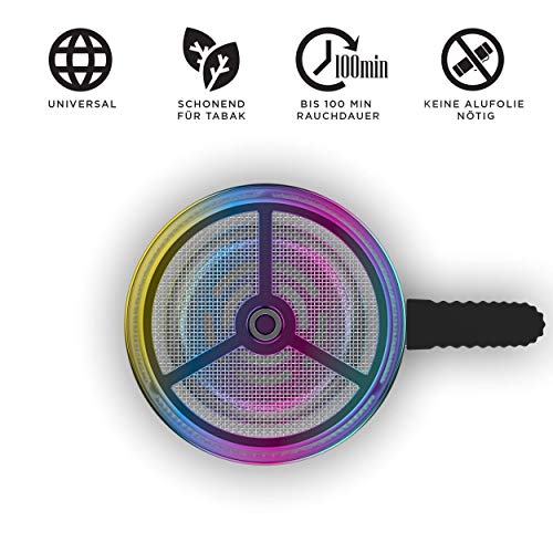 M. ROSENFELD Shisha Kaminaufsatz 8cm Flic-Flac – edler Kamin für Tonkopf, Silikonkopf, Keramikkopf, Steinkopf, Kaminkopf… – Bild 5