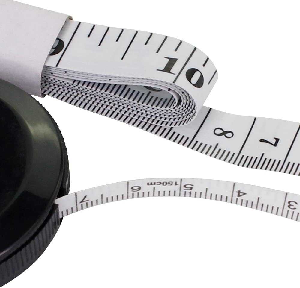 Tape Measure Body Measuring Tape Double Sided Tape for Crafts Fabric Tape Soft Tape Measure for Tailor Sewing (B)