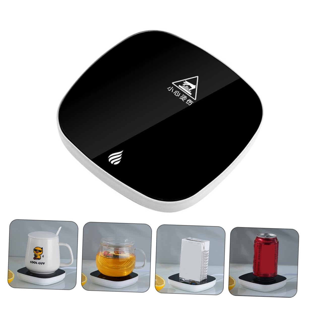 GRIRIW Coffee Heating Pad Mug Warmer Electric Cup Warmer Constant Temperature for Family Friends