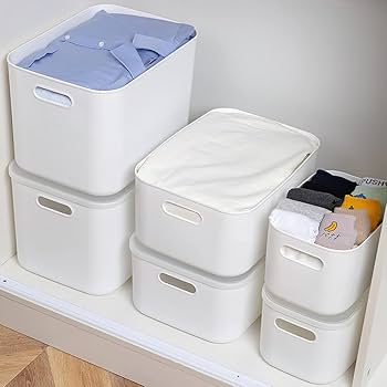 Amazon｜yazi 収納ボックス ふた付き ポリプロピレン 収納ケース