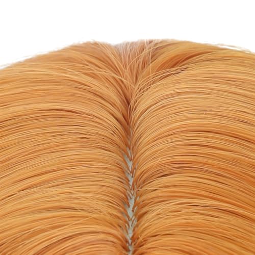 Image of PATTNIUM Ginger Long Curly Middle Part Wig Halloween Costume Wig