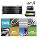 TZUTOGETHER 20W 5-18V Monocrystalline Solar Panel kit, Solar RV Kit with 1000W Inverter +100A Controller for Home System, Camper, Vehicle, Boat Any Other Off Grid Applications