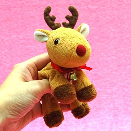 Amazon.co.jp: くったり赤鼻のトナカイ ルドルフ ぬいぐるみ 11cm